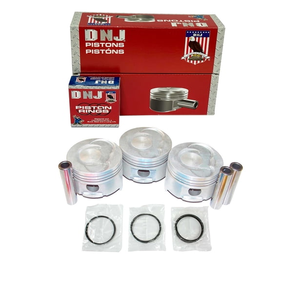DNJ PRK526.20 Piston Set with Rings Fits Cars & Trucks 1989-2000 Geo Metro 1.0L L3 993cc 6V SOHC Base Hatchback 4 - Door