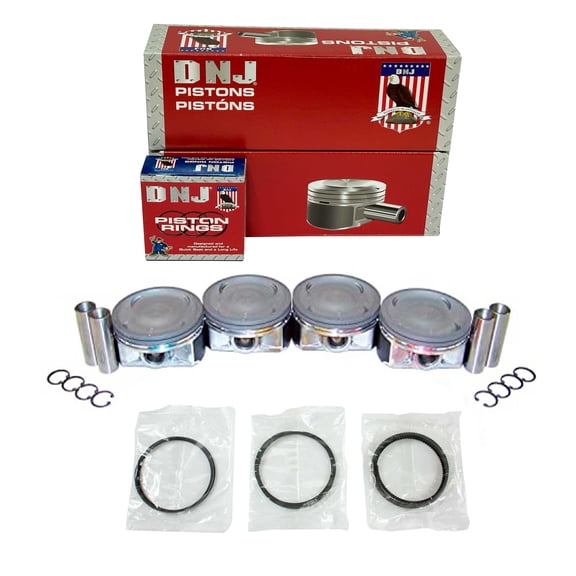 DNJ PRK720A Piston and Ring Kit Fits Cars & Trucks 2006-2014 Subaru 2.5L H4 DOHC 16V EJ255
