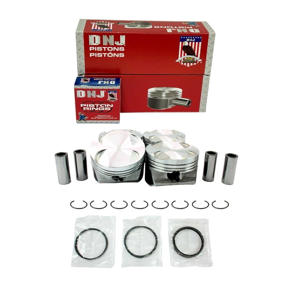 DNJ PRK827 Piston and Ring Kit Fits Cars & Trucks 2007-2016 Mini Cooper 1.6L L4 16V DOHC 1598cc
