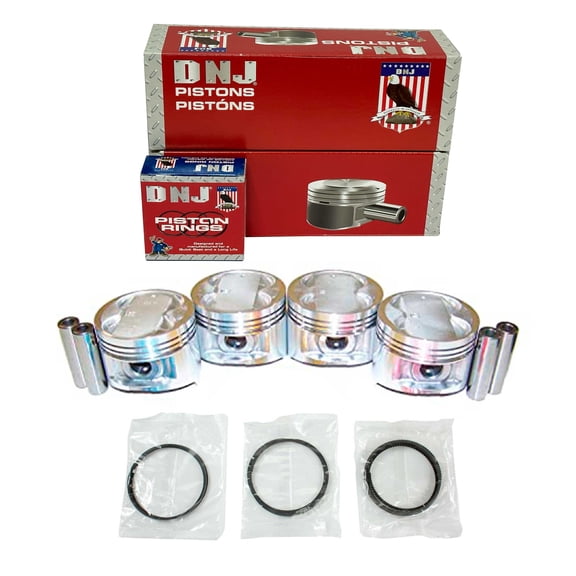 DNJ PRK925.20 Piston Set with Rings Fits Cars & Trucks 1985-1987 Toyota Corolla 1.6L L4 1587cc 16V DOHC DLX Sedan 4 - Door