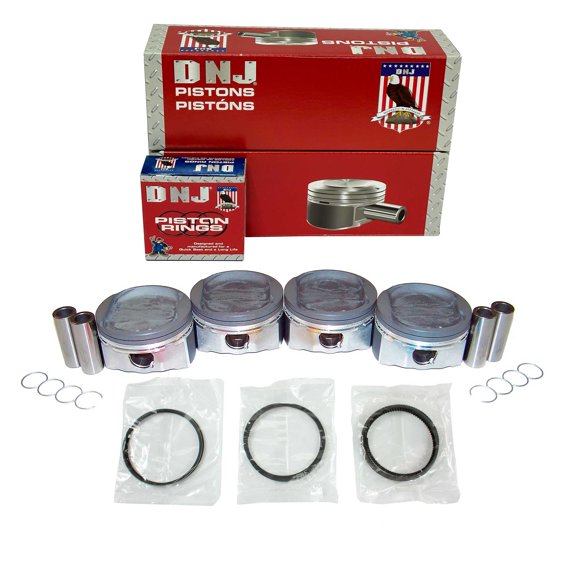 DNJ PRK932.40 Piston Set with Rings Fits Cars & Trucks 2007-2009 Toyota Camry 2.4L L4 2362cc 16V DOHC SE Sedan 4 - Door