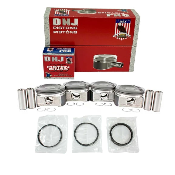 DNJ PRK932H Piston and Ring Kit Fits Cars & Trucks 2007-2012 Lexus Toyota Camry 2.4L L4 DOHC 16V