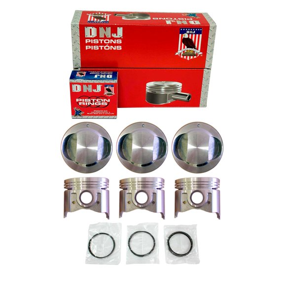 DNJ PRK941 Piston Set with Rings Fits Cars & Trucks 1982-1986 Toyota Celica L6 2.8L 2754cc DOHC