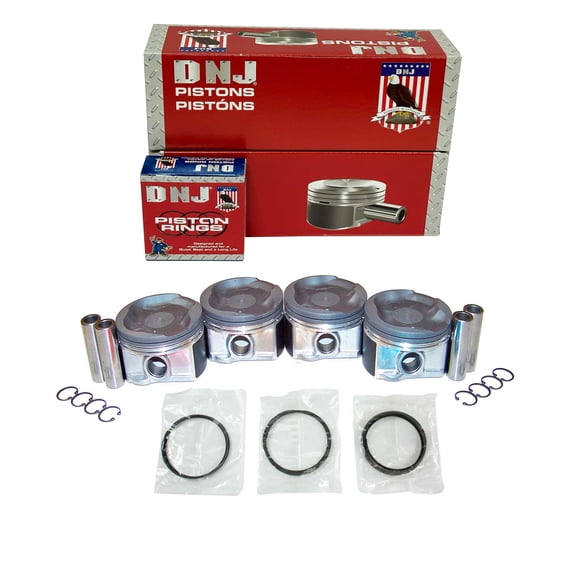 DNJ PRK954.20 Piston Set with Rings Fits Cars & Trucks 2010 Toyota 4Runner 2.7L L4 2694cc 16V DOHC SR5 Sport Utility 4 - Door