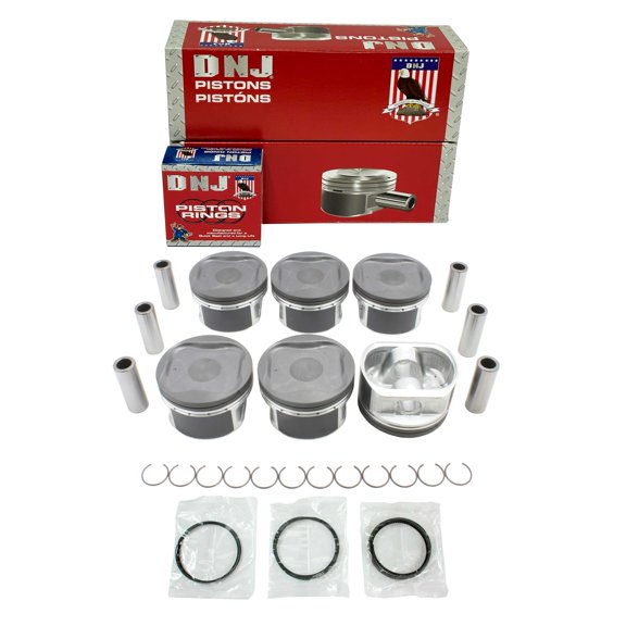 DNJ PRK964 Piston and Ring Kit Fits Cars & Trucks 2006-2013 GS350 3.5L V6 24V DOHC 3456cc