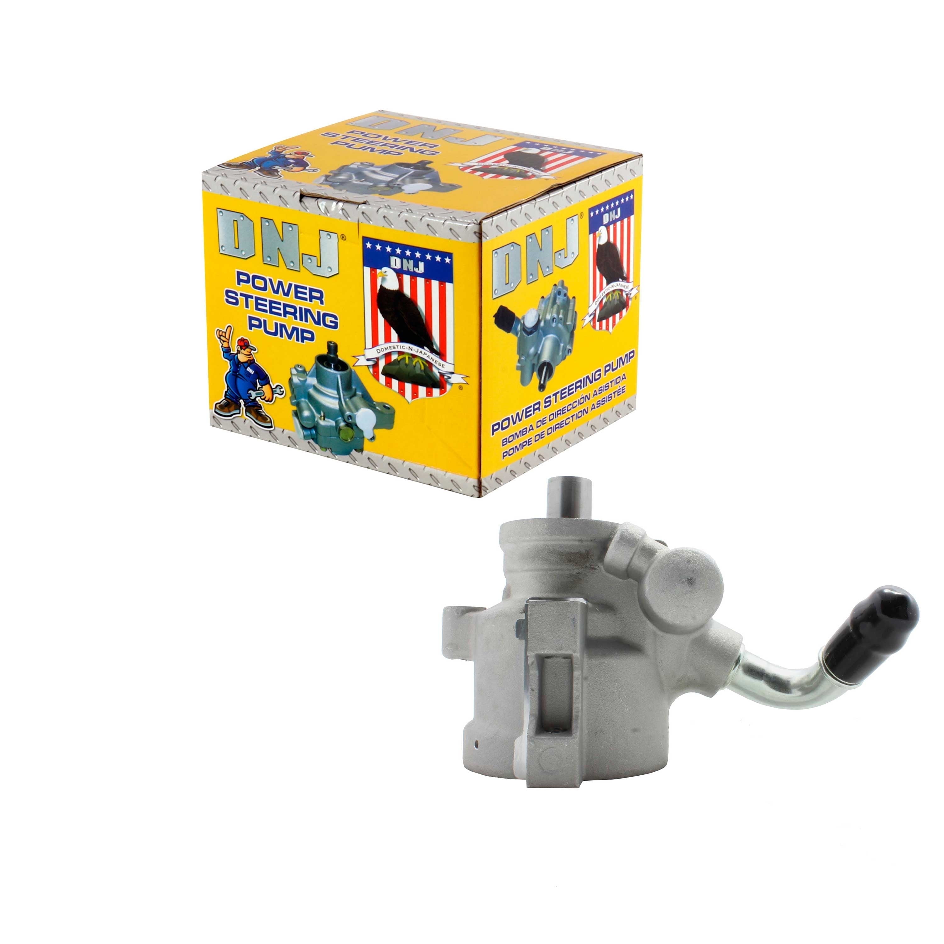 DNJ PSP1197 New Power Steering Pump Fits Cars & Trucks 91-96 Jeep Wrangler 2.5L 4.0L OHV