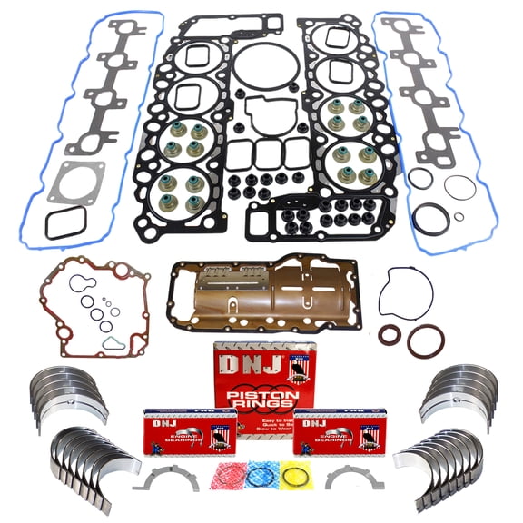 DNJ RRK1100 Engine Re-Ring Kit 99-03 Dodge Jeep Dakota Durango RAM1500 Grand Cherokee 4.7L 16V V8 SOHC