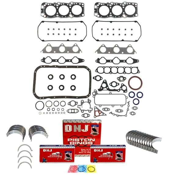 DNJ RRK135 Re-Ring Kits Set Fits Cars & Trucks 95-00 Chrysler Dodge 2.5L SOHC