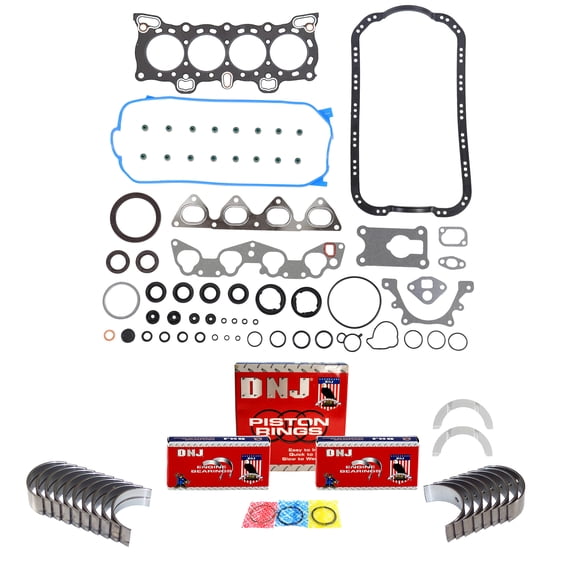 DNJ RRK290 Re-Ring Kits Set Fits Cars & Trucks 88-95 Honda 1.5L SOHC