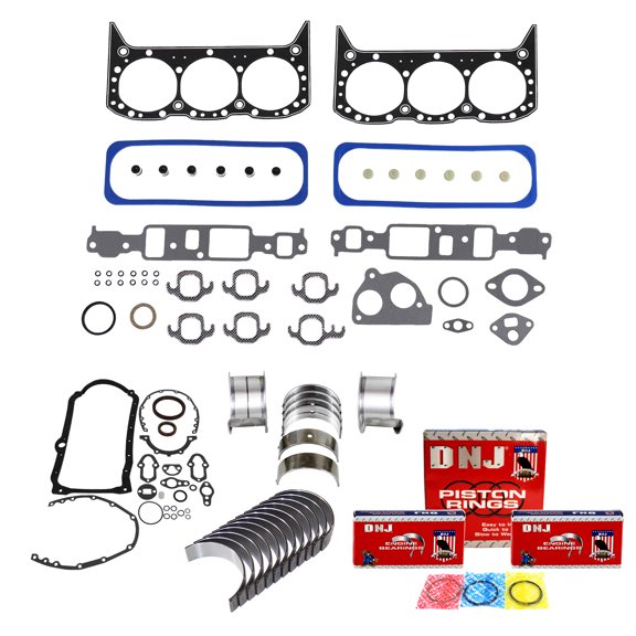 DNJ RRK3126A Re-Ring Kits Set Fits Cars & Trucks 92 Chevrolet GMC Oldsmobile 4.3L OHV