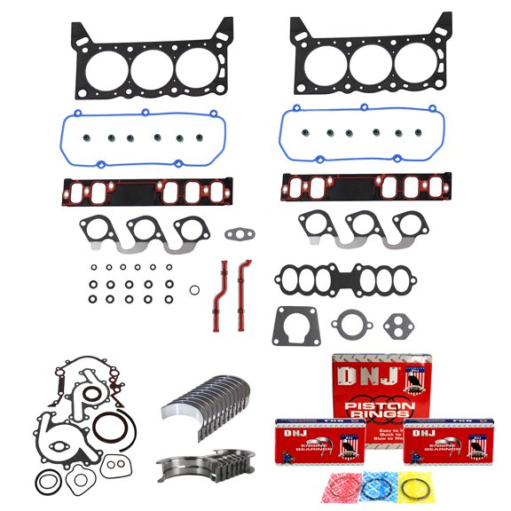 DNJ RRK4159 Re-Ring Kits Set Fits Cars & Trucks 96 Ford Mercury 3.8L OHV