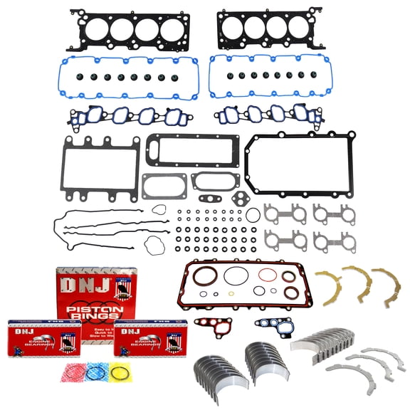 DNJ RRK4176 Re-Ring Kits Set Fits Cars & Trucks 00-04 Ford 5.4L SOHC
