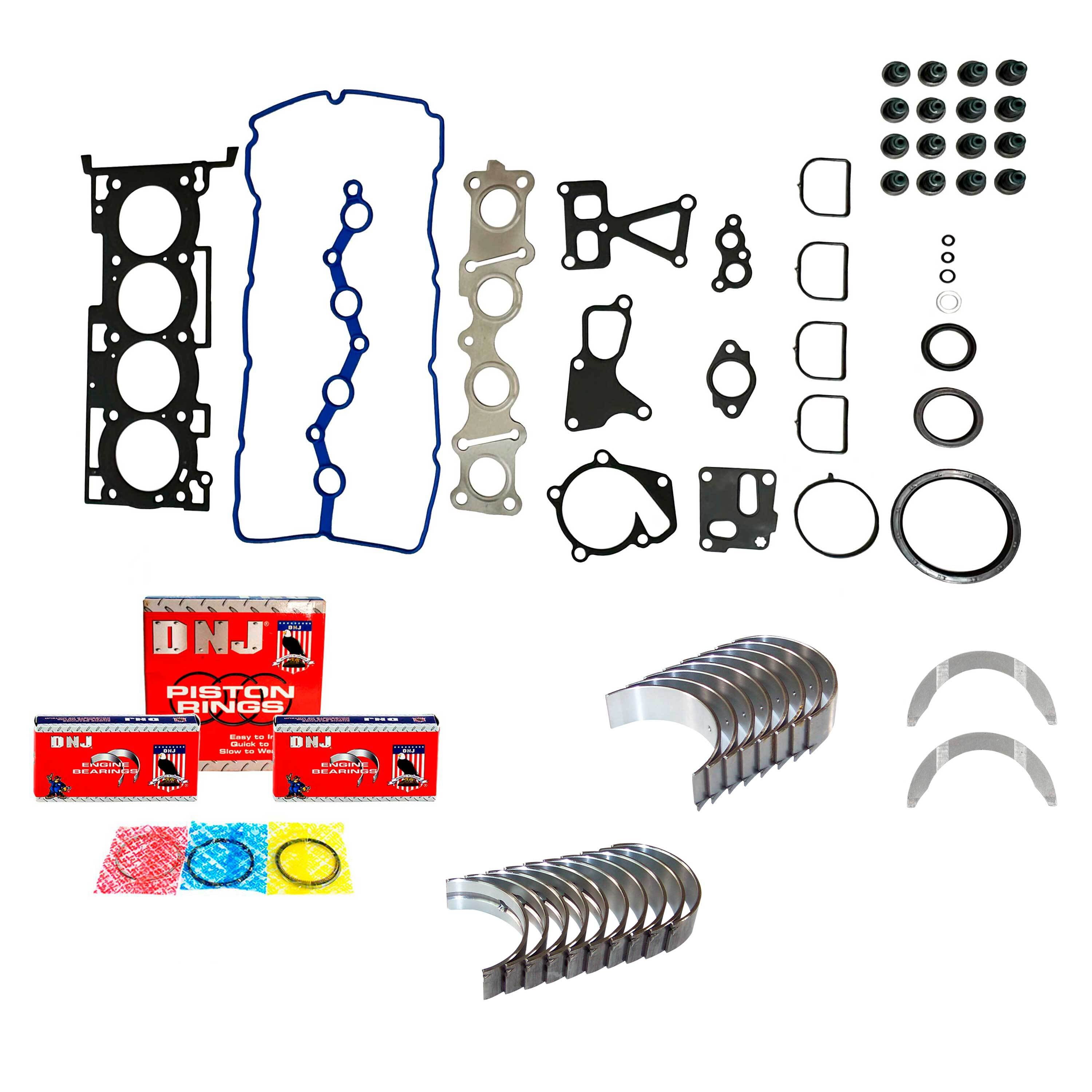DNJ RRK4303 Engine Re-Ring Kit Fits Cars & Trucks 2013-2014 Hyundai Genesis Coupe 2.0L L4 1998cc 16V DOHC