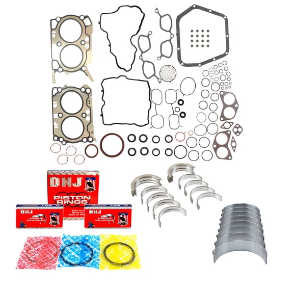 DNJ RRK4348 Re-Ring Kits Set Fits Cars & Trucks 11-15 Subaru 2.5L DOHC