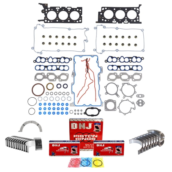 DNJ RRK458A Re-Ring Kits Set Fits Cars & Trucks 95-00 Ford Mercury 2.5L DOHC