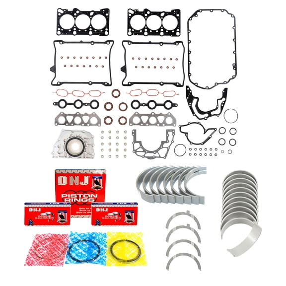 DNJ RRK810 Re-Ring Kits Set Fits Cars & Trucks 98-05 Audi Volkswagen 2.8L DOHC