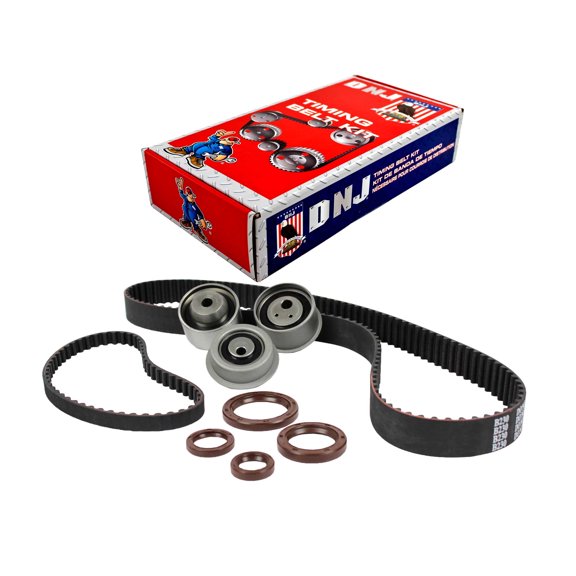 DNJ TBK153 Timing Belt Kit Fits Cars & Trucks 93-96 Eagle Plymouth Colt Summit 2.4L L4 SOHC 16v