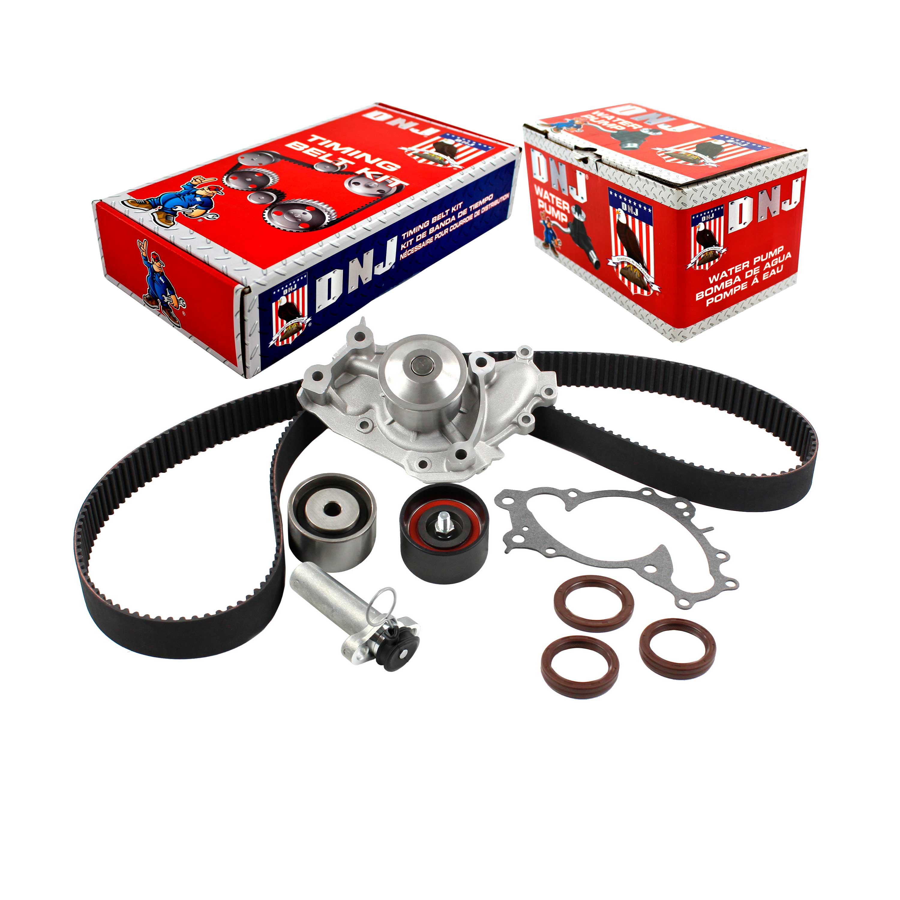 DNJ TBK960WP Timing Belt Kit Water Pump Fits Cars & Trucks 94-04 Lexus  Toyota Camry 3.0L DOHC Fits select: 1995-2004 TOYOTA AVALON, 1998-2003  TOYOTA