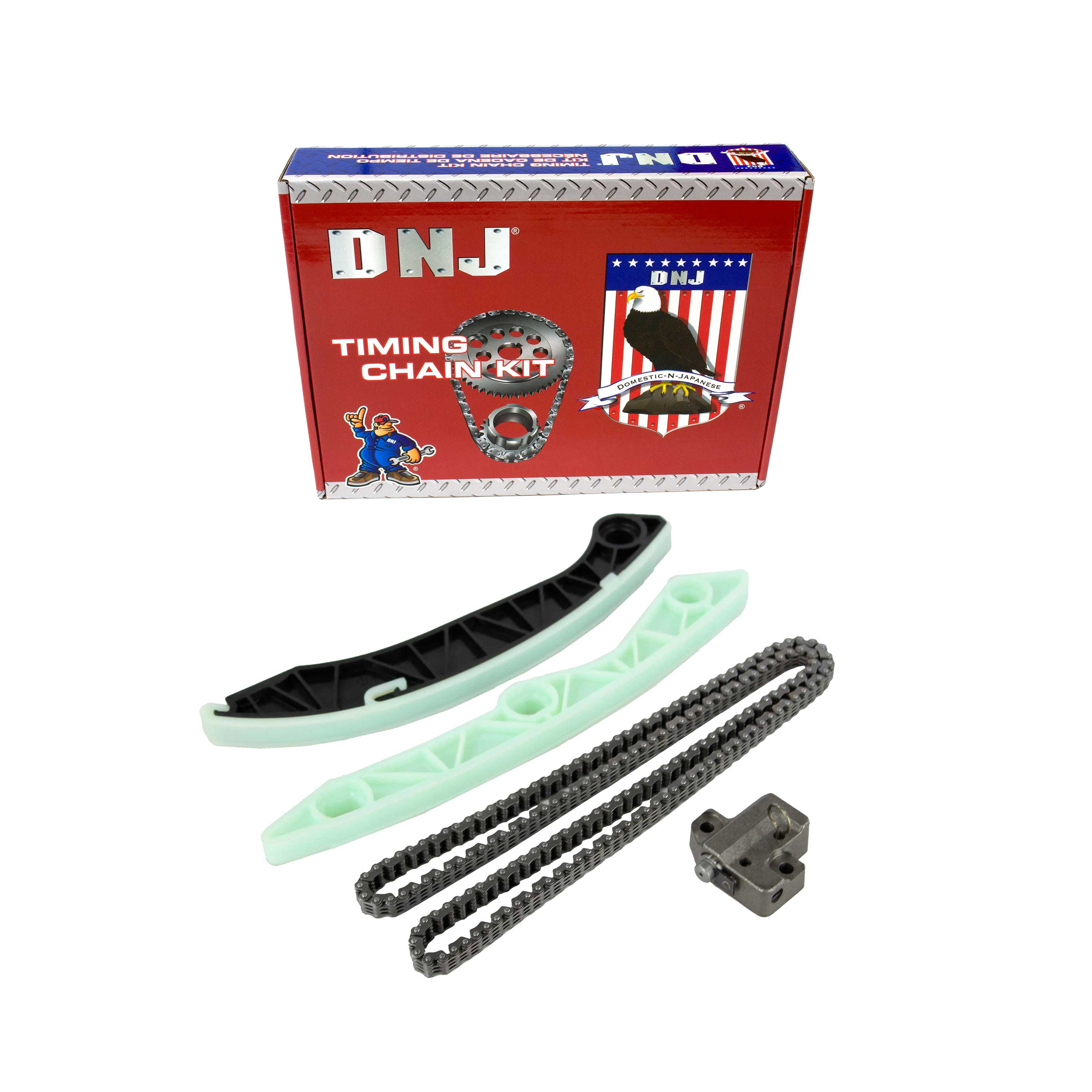 DNJ TK167 Timing Chain Kit Fits Cars & Trucks 06-16 Chrysler Dodge 200 Avenger 1.8L-2.4L DOHC