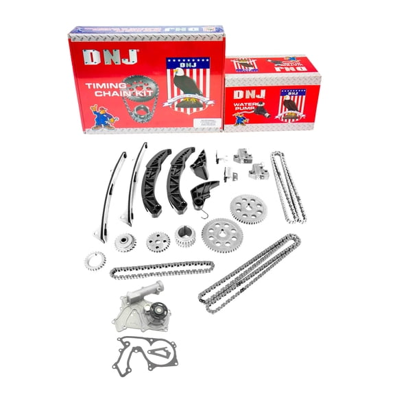 DNJ TK174WP Timing Chain Kit with Water Pump Fits Cars & Trucks 06-12 Hyundai 3.8L V6 DOHC 24V
