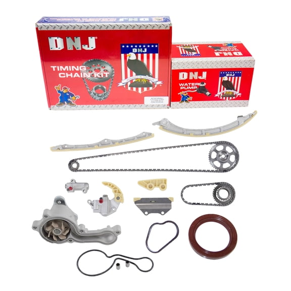 DNJ TK242AWP Timing Chain Kit with Water Pump Fits Cars & Trucks 12-15 Acura 2.4L L4 DOHC 16V