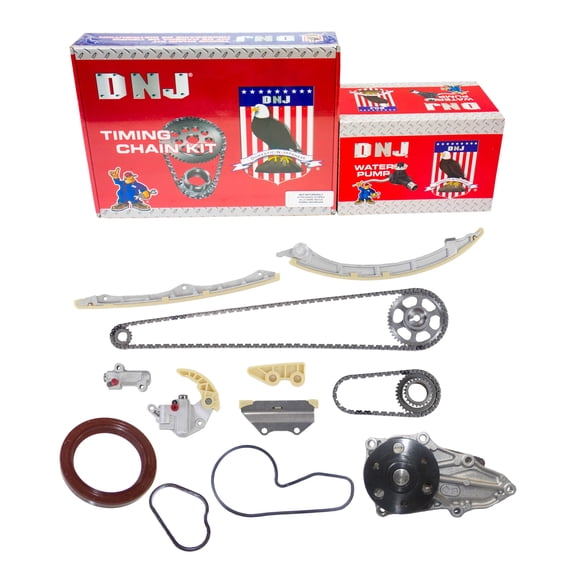 DNJ TK242WP Timing Chain Kit with Water Pump Fits Cars & Trucks 08-14 Acura 2.4L L4 DOHC 16V