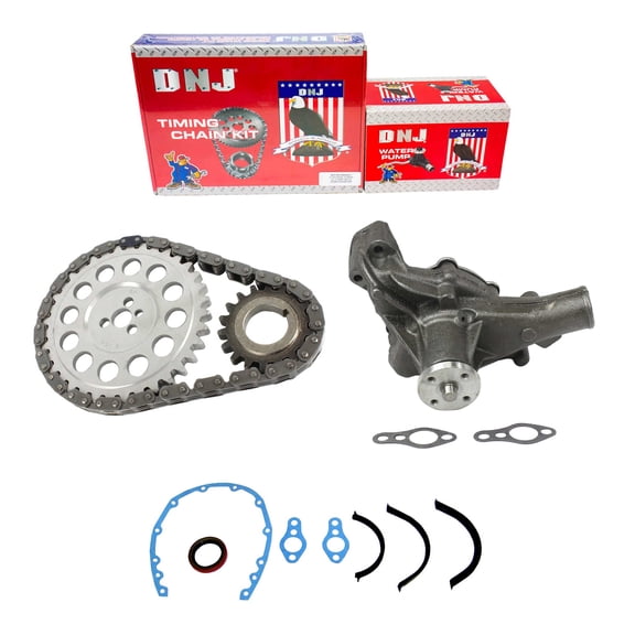 DNJ TK3104CWP Timing Chain Kit with Water Pump Fits Cars & Trucks 88-92 Cadillac 5.7L V8 OHV
