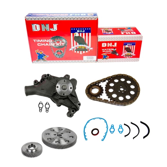 DNJ TK3126AWP Timing Chain Kit with Water Pump Fits Cars & Trucks 92-95 Chevrolet 4.3L V6 OHV