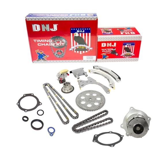 DNJ TK3138WP Timing Chain Kit with Water Pump Fits Cars & Trucks 04-12 Chevrolet 2.8L L4 DOHC
