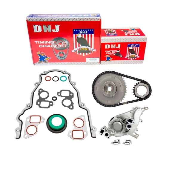 DNJ TK3170AWP Timing Chain Kit with Water Pump Fits Cars & Trucks 07-09 Chevrolet 5.3L V8 OHV