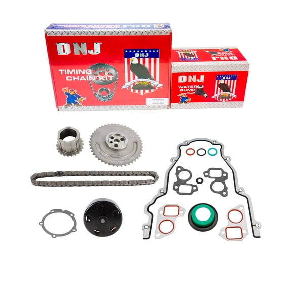 DNJ TK3175AWP Timing Chain Kit with Water Pump Fits Cars & Trucks 05-07 Chevrolet 5.3L V8 OHV