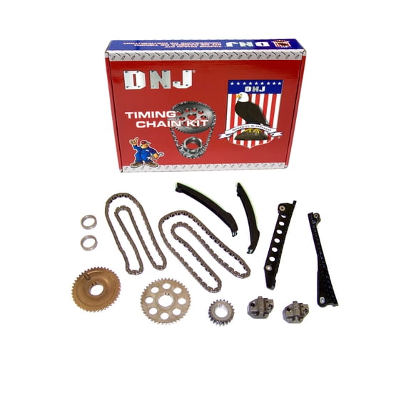 DNJ TK4183 Timing Chain Kit Fits Cars & Trucks 97-01 Ford E-350 Econoline 6.8L V10 SOHC 20v