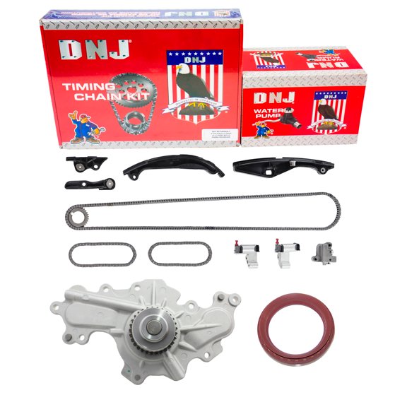 DNJ TK4198DWP Timing Chain Kit with Water Pump Fits Cars & Trucks 11-15 Ford 3.5L V6 DOHC 24V