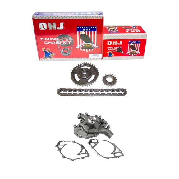 DNJ TK4206AWP Timing Chain Kit with Water Pump Fits Cars & Trucks 70-78 Ford 7.5L V8 OHV 16V