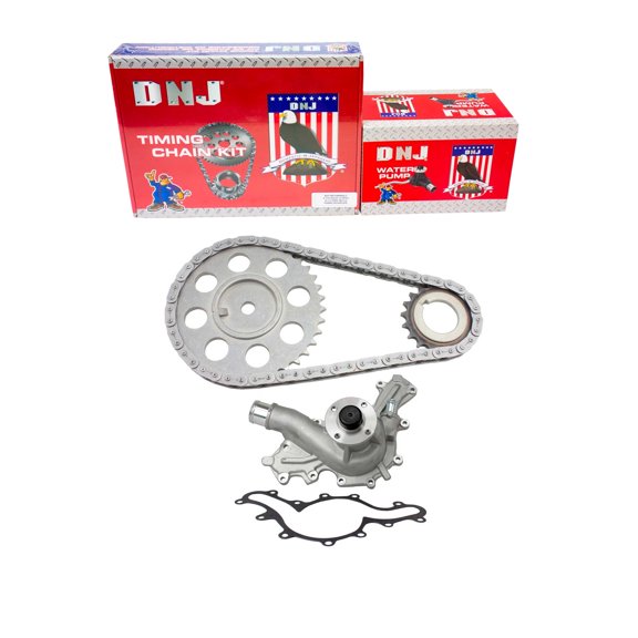 DNJ TK423WP Timing Chain Kit with Water Pump Fits Cars & Trucks 95-00 Ford 4.0L V6 OHV 12V