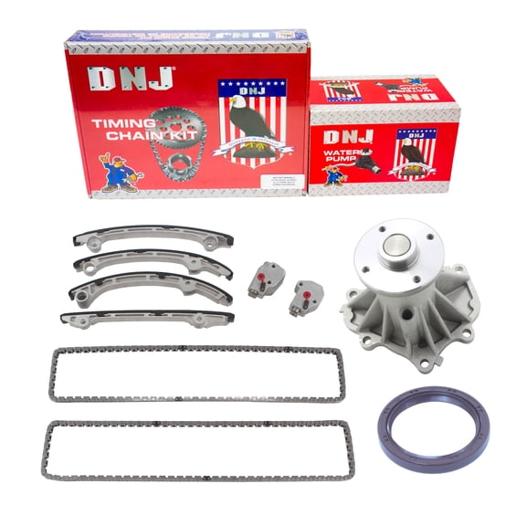 DNJ TK647AWP Timing Chain Kit with Water Pump Fits Cars & Trucks 03-10 Infiniti 4.5L V8 DOHC