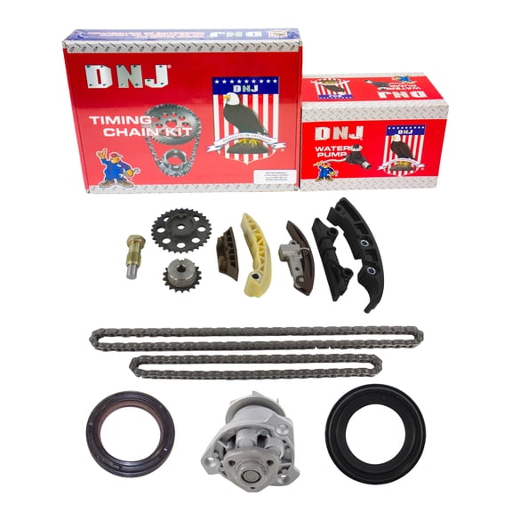 DNJ TK816WP Timing Chain Kit with Water Pump Fits Cars & Trucks 01-08 Audi 3.2L V6 DOHC 24V