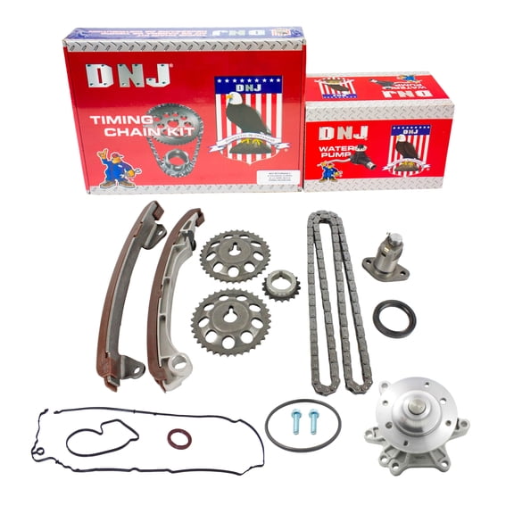 DNJ TK916WP Timing Chain Kit with Water Pump Fits Cars & Trucks 00-06 Pontiac 1.8L L4 DOHC 16V