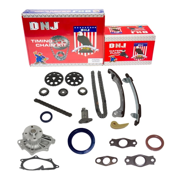DNJ TK922WP Timing Chain Kit with Water Pump Fits Cars & Trucks 01-13 Lexus 2.4L L4 DOHC 16V