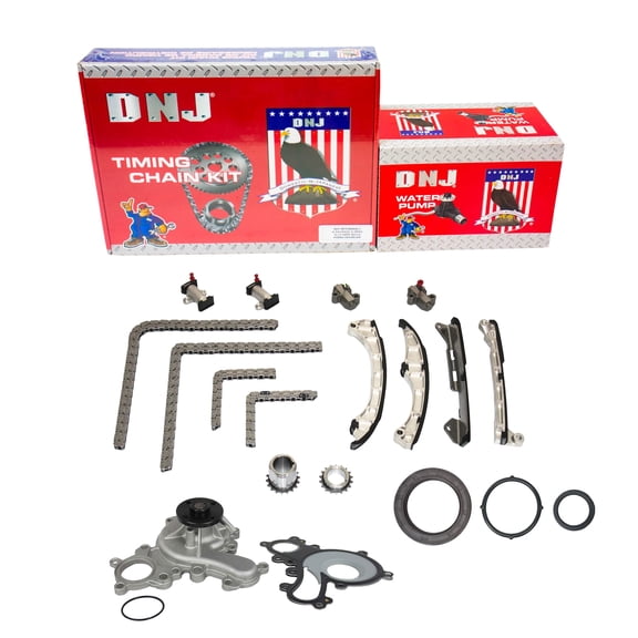 DNJ TK978WP Timing Chain Kit with Water Pump Fits Cars & Trucks 07-21 Lexus 5.7L V8 DOHC 32V