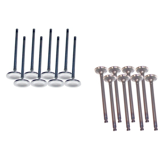 DNJ VK16217 Exhaust Intake Valve Kit Fits Cars & Trucks 1992-2001 Acura, Honda L4 1.6L, 1.7L, 1.8L DOHC 16V EV217 X8 IV217 X8