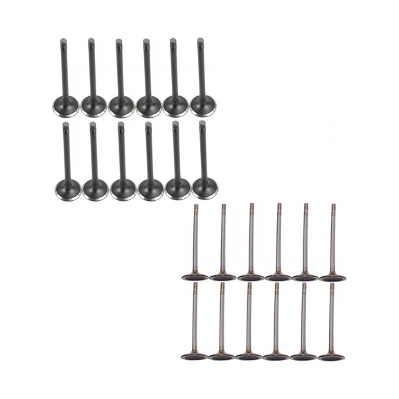DNJ VK24802 Exhaust Intake Valve Kit Fits Cars & Trucks 2009-2015 Audi, Volkswagen V6 3.0L DOHC 24V EV802 X12 IV814 X12