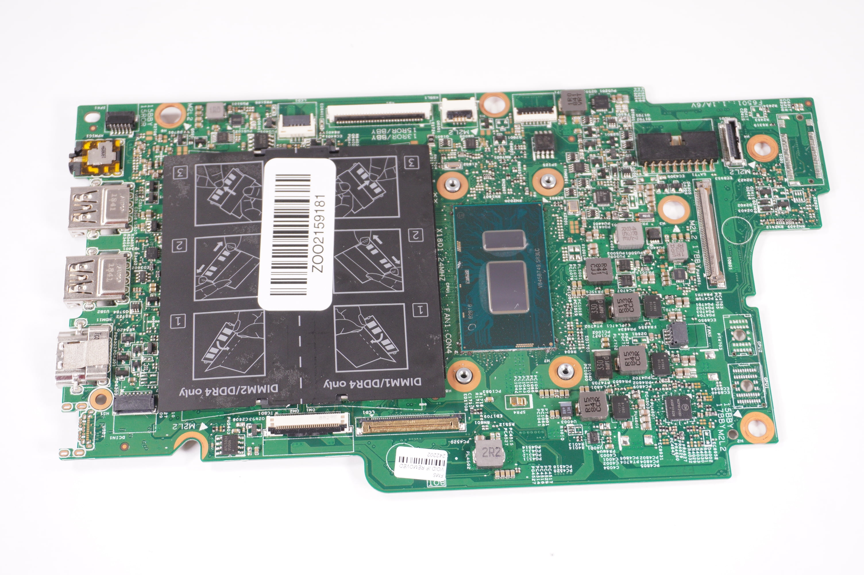 DNKMK Dell Intel Core I7-8550u Motherboard I5579-7961GRY-PUS I5579-7961GRY-PUS