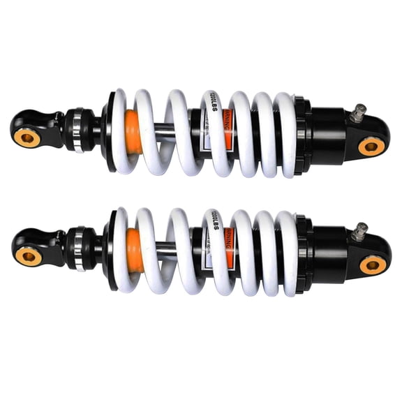 DNM 280mm 11" Motorcycle Rear Shock Absorber 1200lbs Adjustable Sunspension For ATV UTV Quad Go Kart Buggy Drift Trike Off-Road Dirt Pit Bike SSR CRF110 KLX110 TTR110 110cc 125c 140cc (2 Pack)