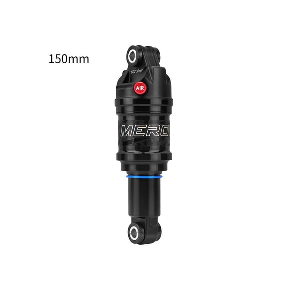DNM AO-38RC Mtb Rear Shock Bicycle Air Rear Shock Rebound/Lockout - Manual Remote Control - Adjustable Air Pressure (150 x 30 mm (5.9 in x 1.2 in))