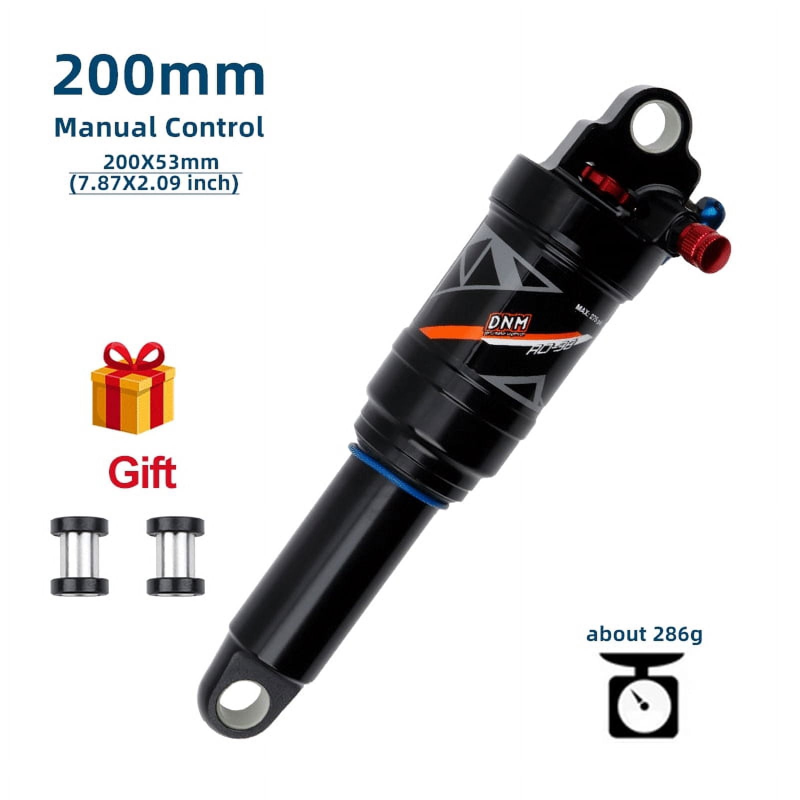 Chooee Mountainbike Achter Schokdemper Achter Olie MTB Demper 120mm/125mm/150mm/165mm/185mm/190mm/200mm Fiets Achterdemper 200mmx1000lbs