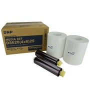 DNP 4x6 Dye Sub Media for DS620A Printer, 400 Prints Per Roll, 2 Piece