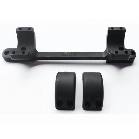 DNZ Products Game Reaper 1-Piece 20 MOA Scope Mount 34mm Integral Rings Remington 700/Bergara B14 Long Action Matte Black High