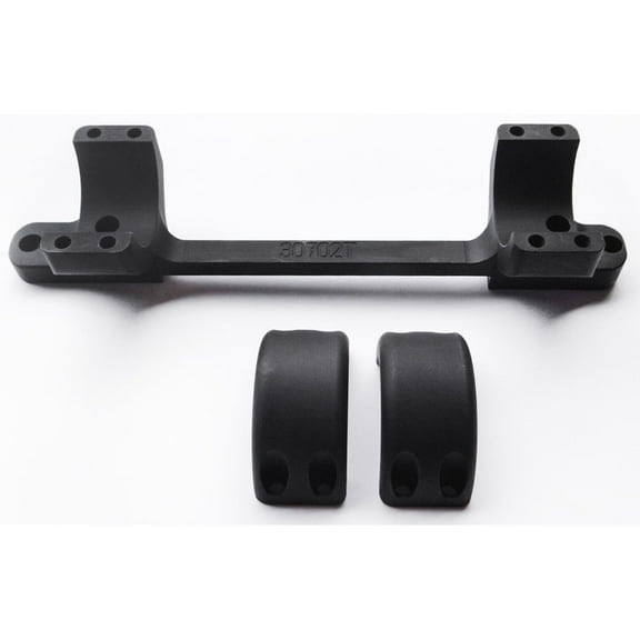 DNZ Products Game Reaper 1-Piece 20 MOA Scope Mount 34mm Integral Rings Remington 700/Bergara B14 Long Action Matte Black High