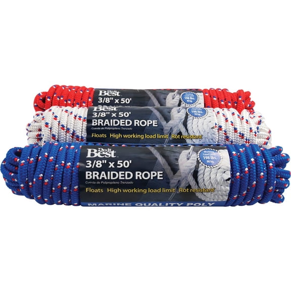 DO IT BEST GS 703151 Diamond Braided Polypropylene Packaged Rope